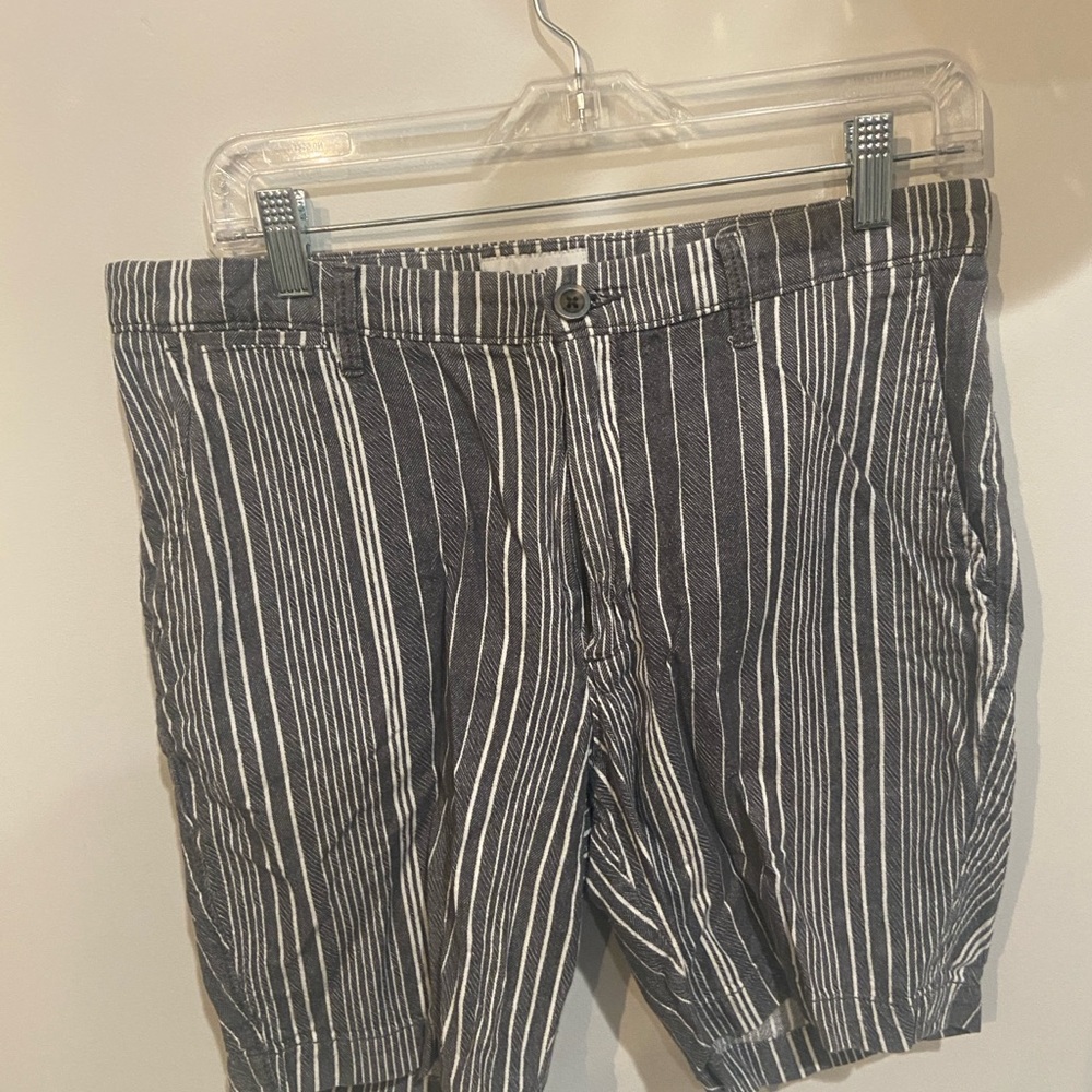 Goodfellow & Co Black and White Striped Shorts